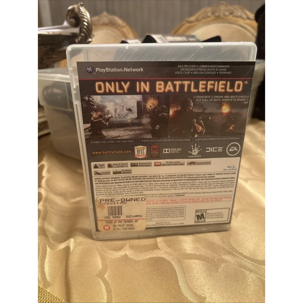 Battlefield 4 PS3 PlayStation 3 ( 2013) CIB Complete With Manual